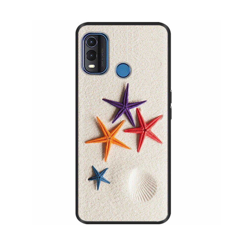 Chic Heart Flower Soft Silicone Phone Case - Black TPU Protective Bumper Cover