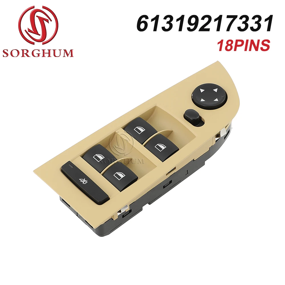 

SORGHUM Ведущий переключатель стеклоподъемника 61319217329 61319217331 для BMW E90 E91 318i 320i 325i 335i 2004-2012