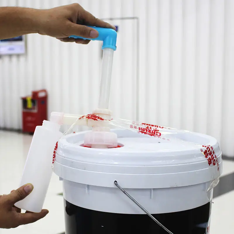 1PC Hand Fuel Pump Manual Liquid Transfer Pump Gasoline Oil Liquid Hand Transfer Backflow Prevention fuel pump