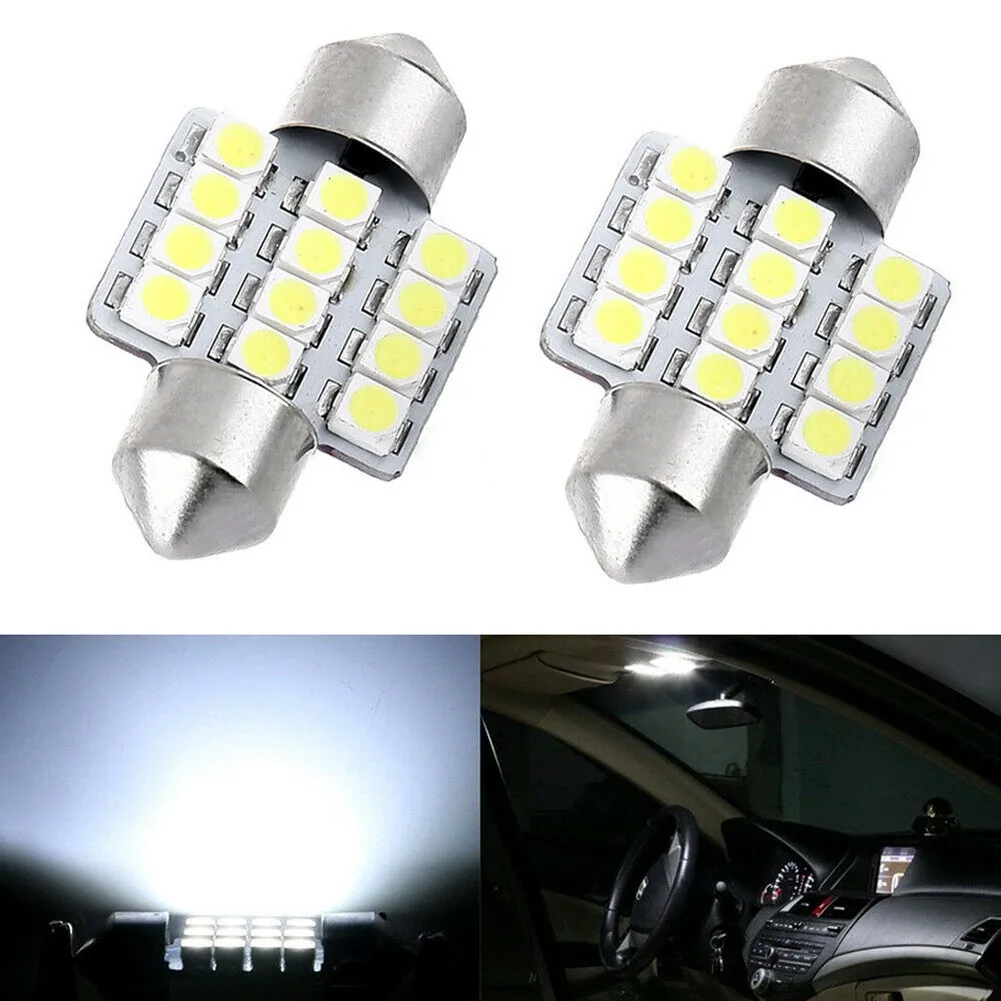 

2 шт., автомобильные лампы для внутреннего освещения, 31 мм