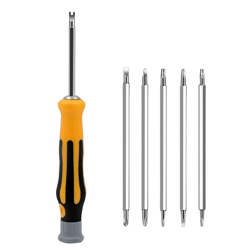 6 In 1 Multifunctional household screwdriver set Multifunctional head Opening Repairing Accuracy Multi-specification 3