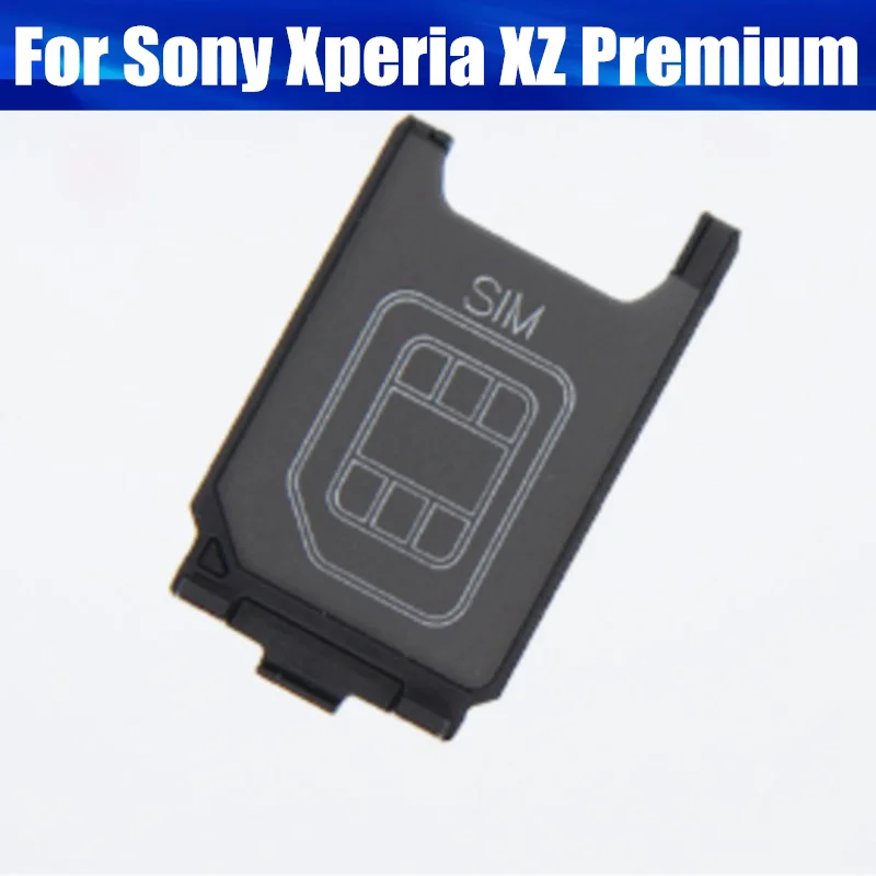 

Двойной лоток для одной Sim-карты Пылезащитная Заглушка Крышка для Sony Xperia XZ Premium XZP G8141 устройство для чтения Micro SD/SIM-карт запасная часть для ремонта