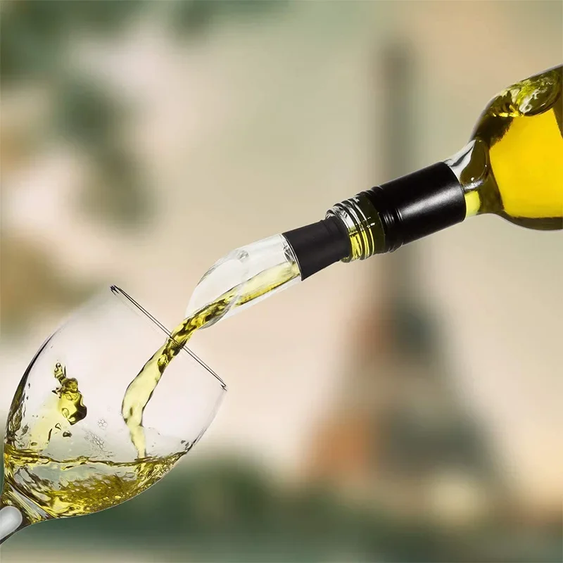 Stainless Steel Ice Wine Chiller Stick with Wine Pourer Cooling Stick Cooler Beer Beverage Frozen Ice Cool Bar Accessories