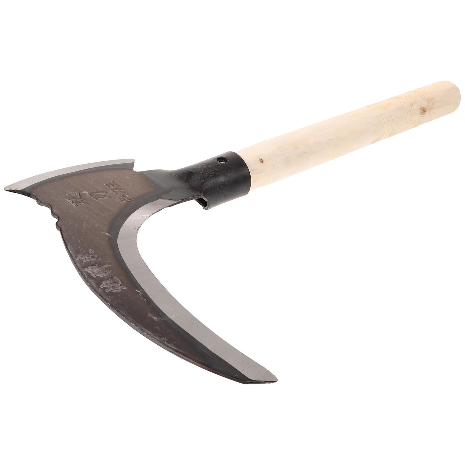 

Agricultural Reaping Hook All for Garden and Part Long Handle Wood Rustproof