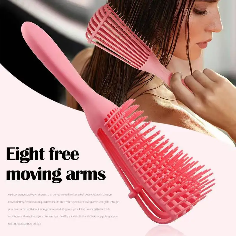 1PC Hair Brush Detangling Brush Scalp Massage Hair Comb Women Detangle Hairbrush for Styling Curly Hairdressing Salon Care Tool 3