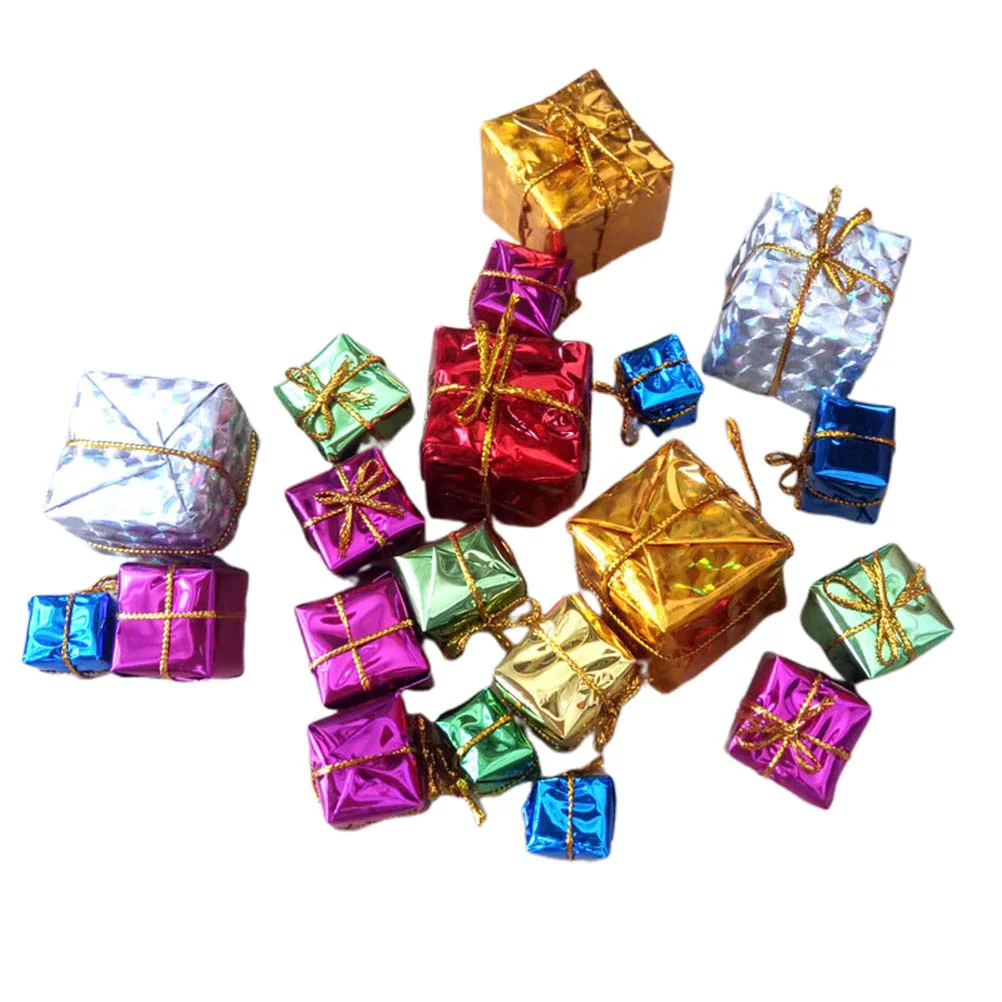 

Christmas Tree Hanging Decor Miniature Christmas Ornaments Xmas Tree Hanging Ornaments Small Gift Boxes Hangings