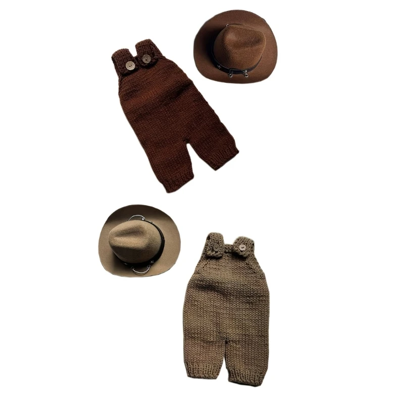 Western-Cowboy-Outfit mit für Kleinkindfotos, bequemes und schnell wechselbares Design, waschbar für Komfort A2UB – Detail 1