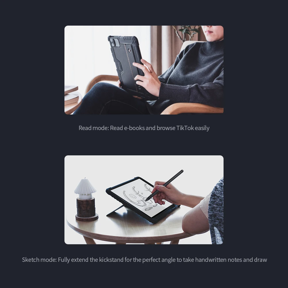 nillkin para samsung galaxy guia caso caso teclado bluetooth para guia fe touch pad caso de proteção