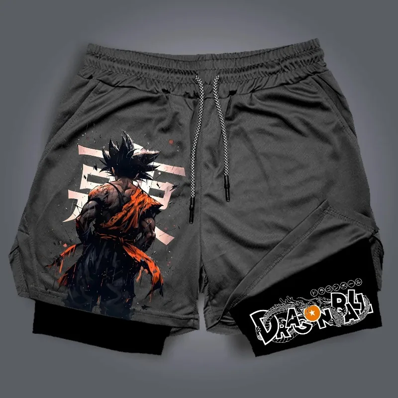 2025 Authentic DBZ Athletic Shorts - Official Shonen Jump Collection, Sweat-Wicking & Lightweight for Cosplay & Gym
