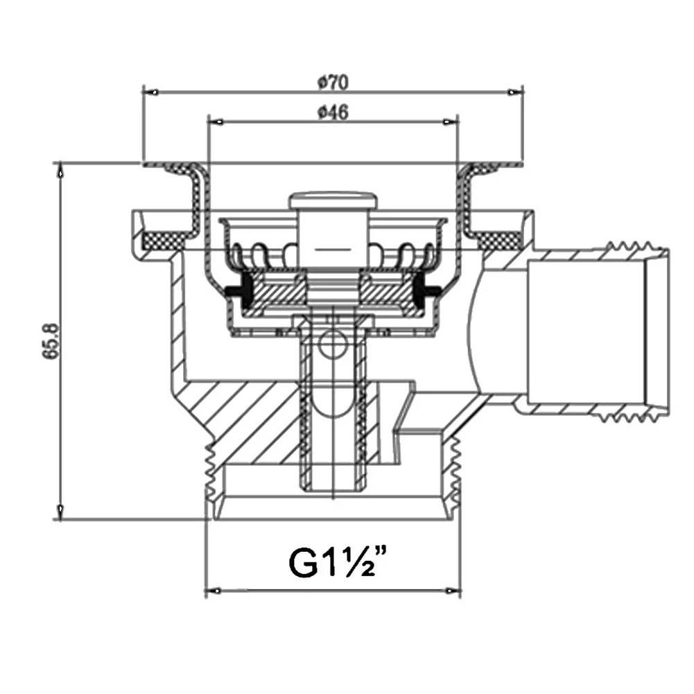 Рисунок 3 - Сетчатый фильтр из нержавеющей стали 70 мм
