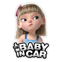 11 Styles Baby On Board Funny Vinyl Car Stickers