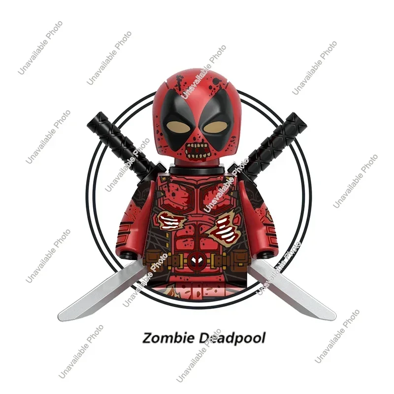 thumbnail image 1 of Hot Toys G0172 Nuevo Deadpool Dibujos Animados Mini Modelo Ladrillo Ensamblar Figuras De Acción Muñeca Accesorio Compatible Bloques De Construcción Juguetes Regalo, 1 of 5