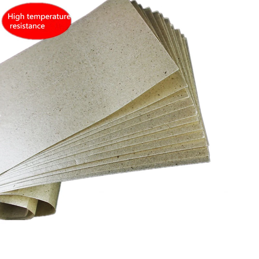 3Pcs High Temperature Resistant Mica Paper Insulating Mica Sheet for Hot Air Gun Soldering Stations Grilling Heater 70mm*200mm