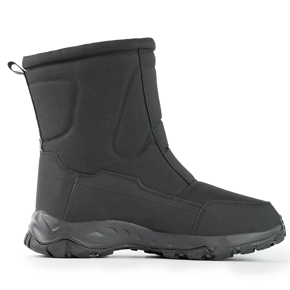 Men Boots Winter Shoes For Men Warm Snow Boots Mid-calf Men Warm Shoes Thick Plush Winter Boots For Men Women Cotton Shoes - 2