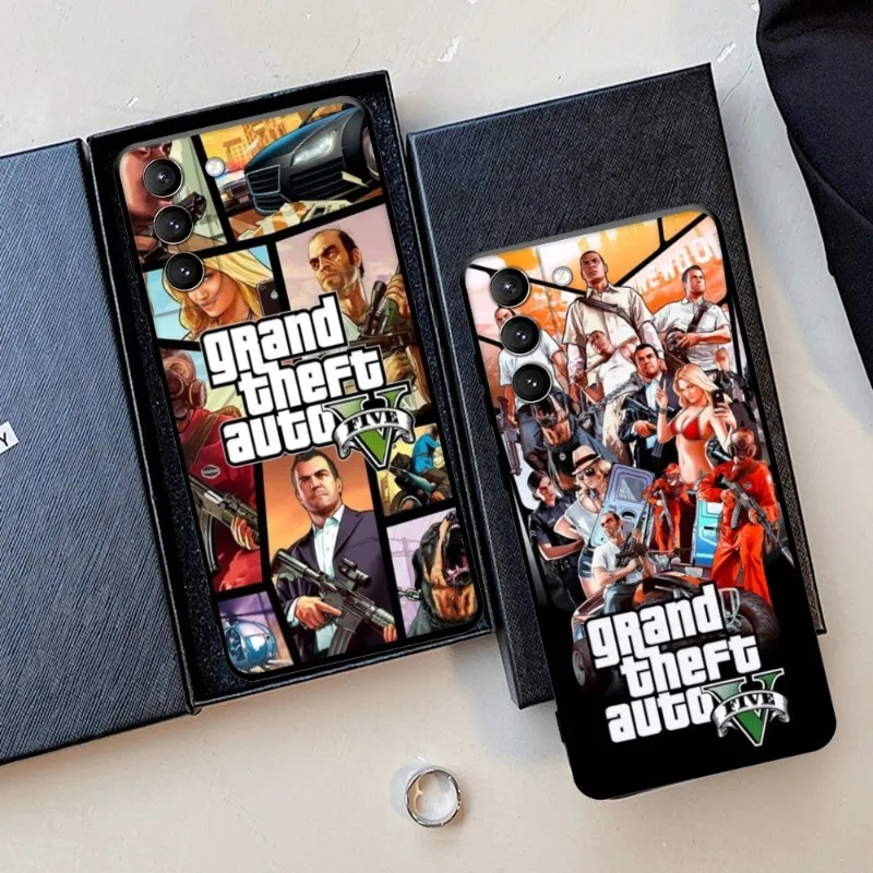 Grand Theft Auto Vice City Phone Case Per Samsung Galaxy S22 23 21 S20 Fe Ultra S10 S9 S8 Plus S10E Note 20Ultra 10Plus Cover