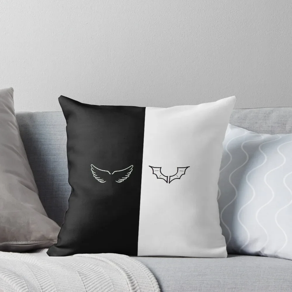 

DUKI Angel - Demon Throw Pillow Sofa Cover Pillow Case Pillows Aesthetic