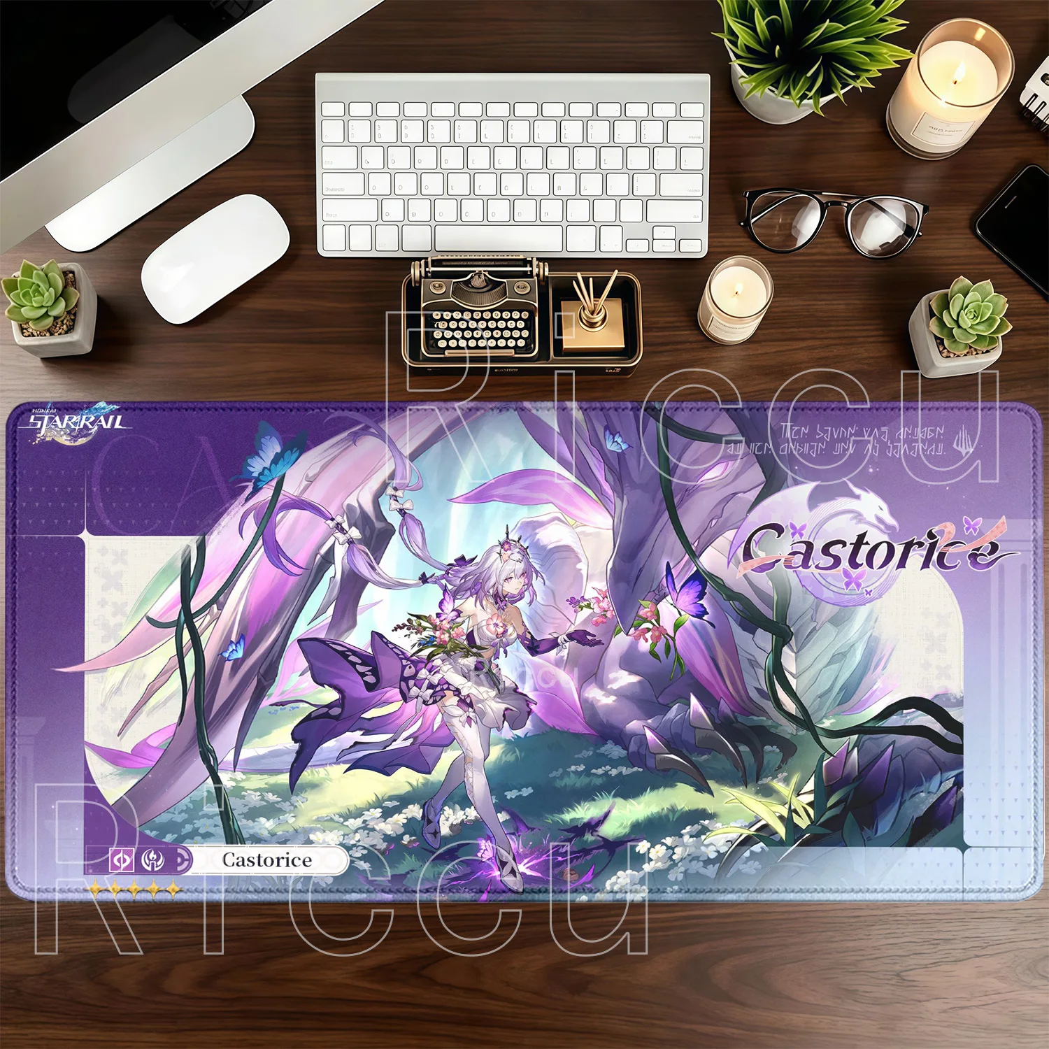 Anime Sexy Girl Large Gaming Mouse Pad with Nonslip Base - HD Printed Desk Mat
