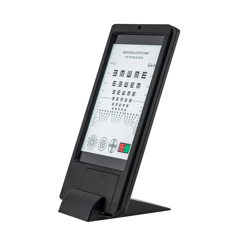 Rechargeable 30cm Near Vision Tester Chart AC Adapter Included Good Price Double Side Display Letter and Tumbling E