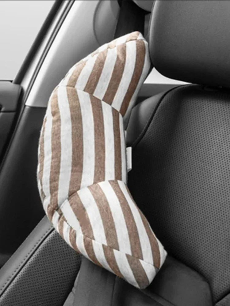 Children's Car Pillow Shape Neck Headrest Pad Baby Car Seat Belt Pillow Children's Shoulder Seat Belt Headband Support auto seat head support