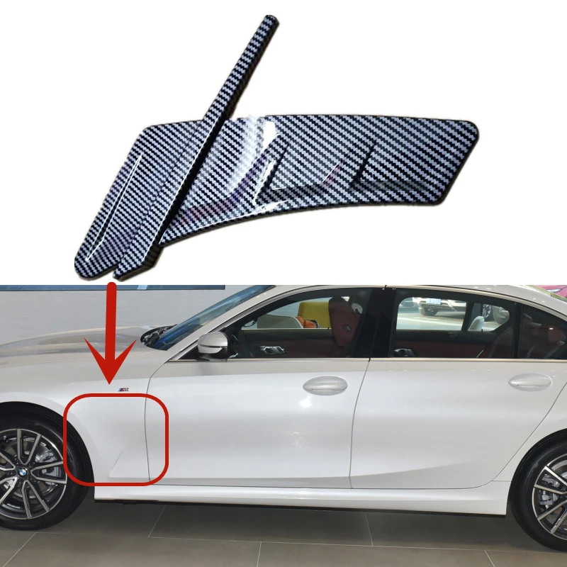 Per Bmw Serie 3 M3 F30 E36 46 G20 G80 2010 -- 2023 Anno Fender Gonne Body Kit Anteriore Posteriore Prese D'Aria Vent Cover Accessori 2 Pezzi