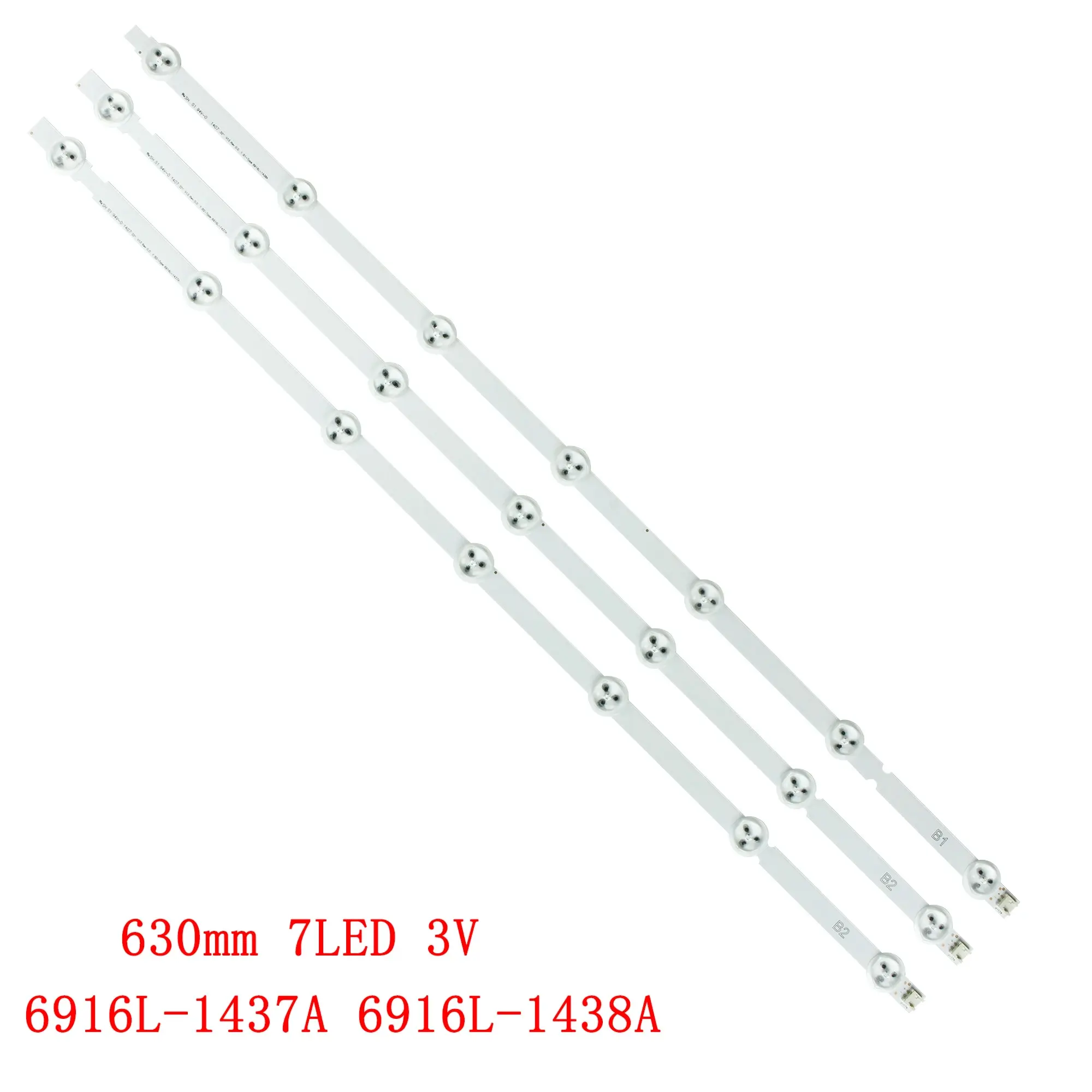 

630mm 7 LED Backlight Lamp Strip for LG 32" TV 32ln541v 32LN540V 32LN5400-ZA 6916L-1437A 6916L-1438A 6916L-1204A 6916L-1105A