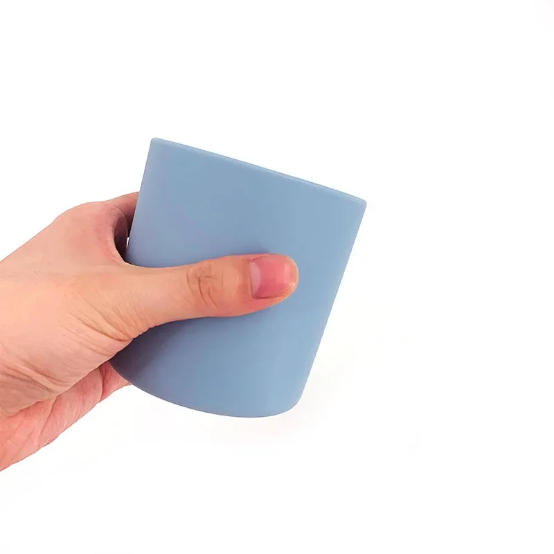 Silicone Cups Drinking Cup Feeding Cup Baby Learn To Drink Cup Kids Feeding Cup Infant Toddler Tableware Drinking BPA Free Food Grade Heat-Resistant Silicone