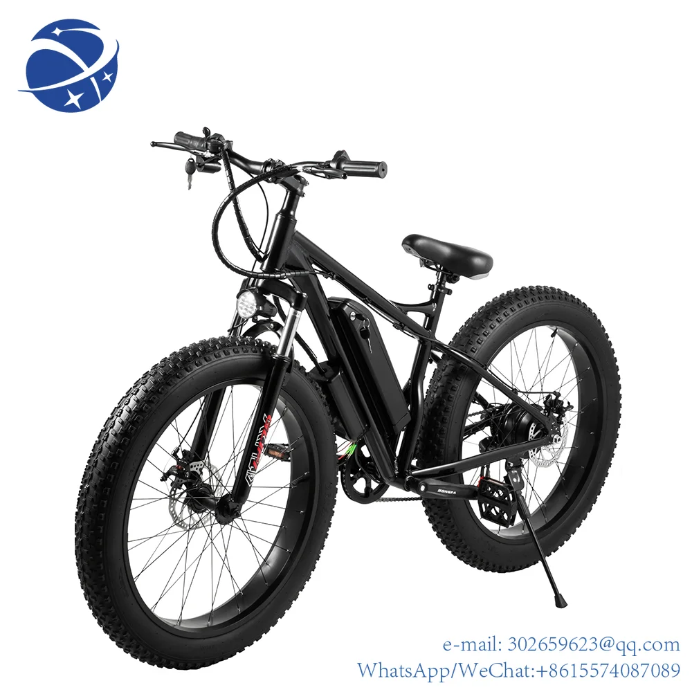 

yyhc 26 inch 30km/h 48V350W500W Electric Bicycle Snow Bike Fat Tire 40-50km Motorcycle Ebike 26*4.0 Tyre Model Lithium Battery 1