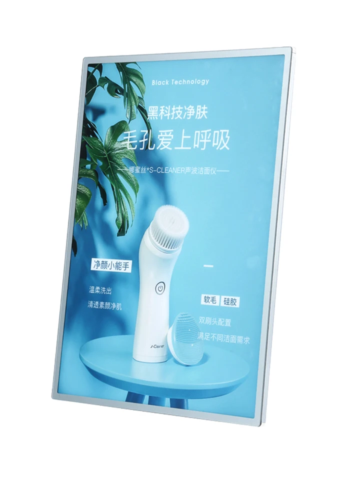 A3 LED 조명 광고 박스 메뉴 LED 디스플레이 라이트 박스, 0.9cm 초박형 보드, 교환 가능한 내부 포스터, 쉽게 HD 매직 도구