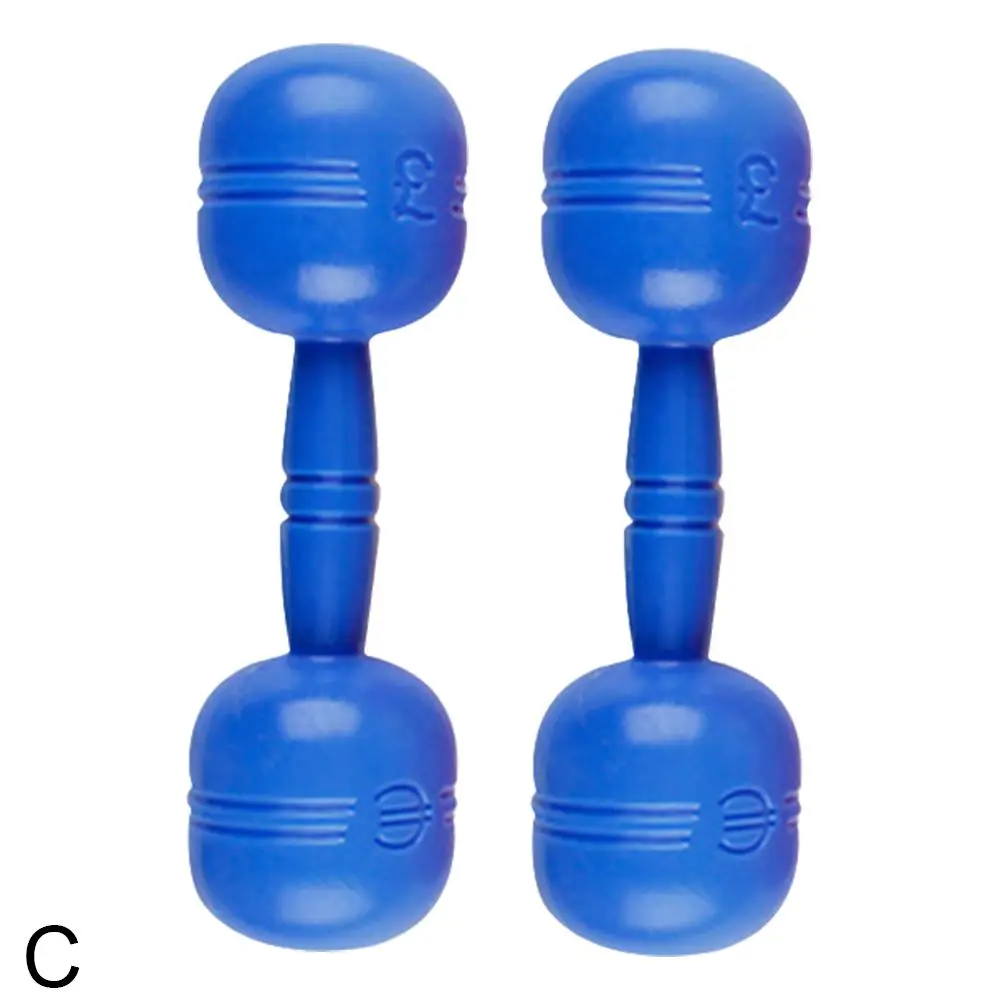Plastic Dumbbells Children'S Sports Fitness Dumbbells Toys Fitness Equipment Children Toddler Barbell R9J0
