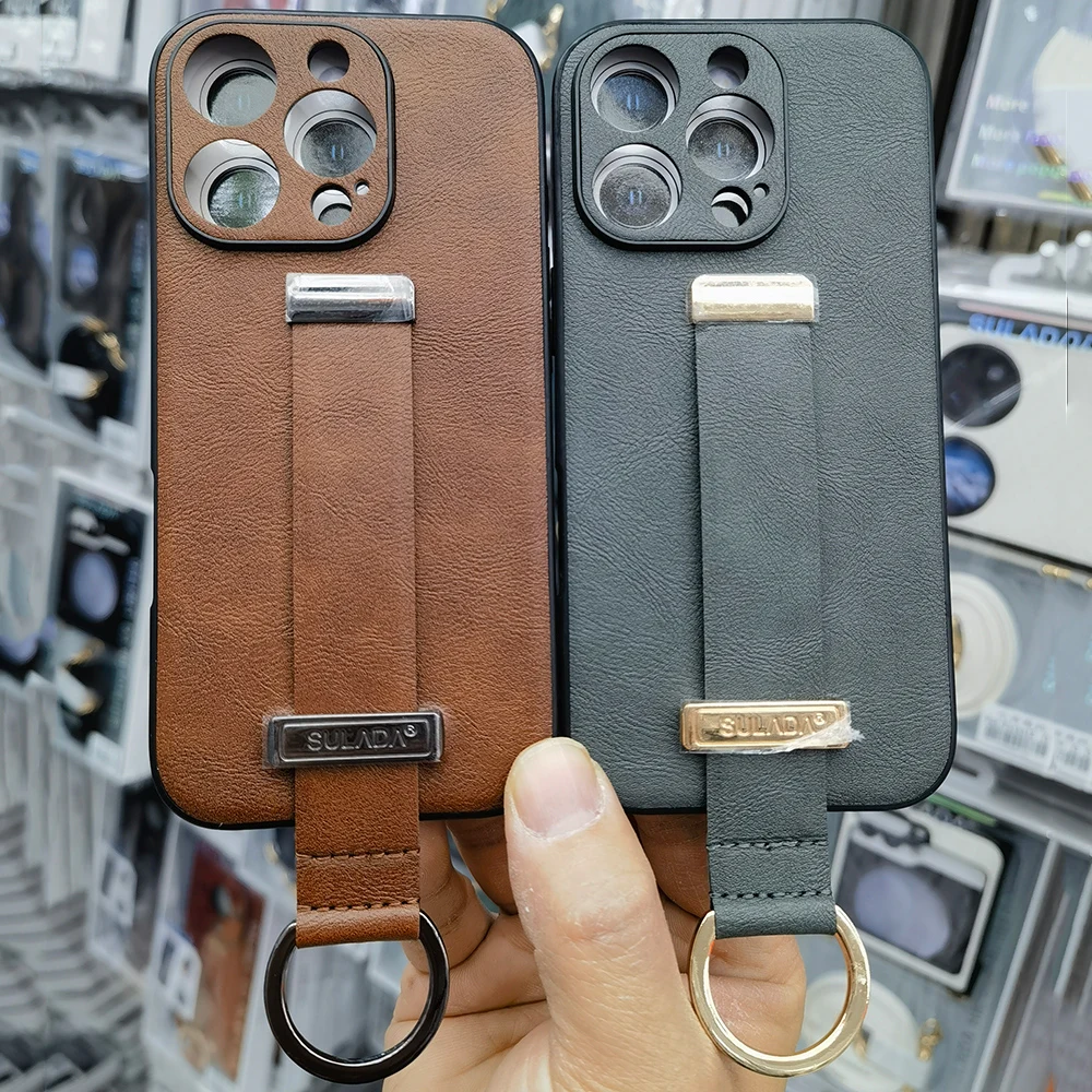 Finger Hand Grip Band Belt Strap Case For iPhone 16 Pro Max 16