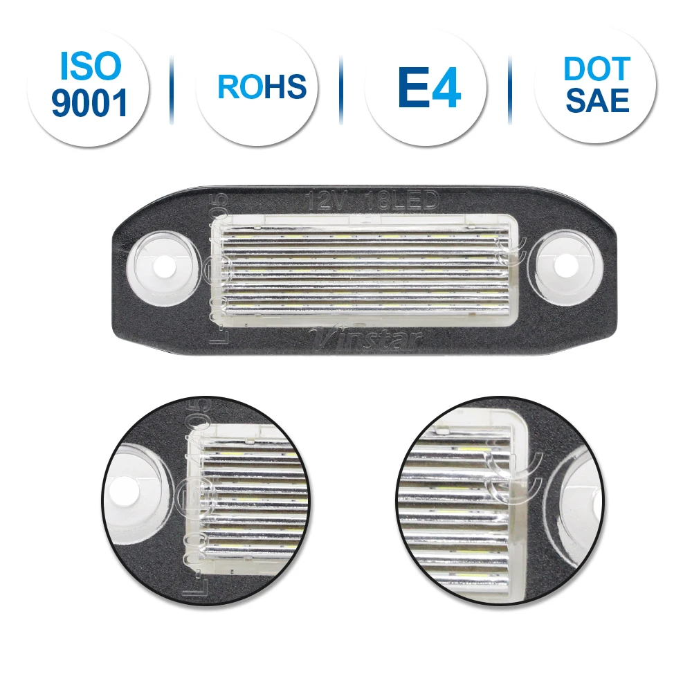 ũ ȭƮ LED ڵ ȣ ȣ  ,  XC60 XC70 XC90 S60 V50 V70 S60 S80 C30 C70  , 2 