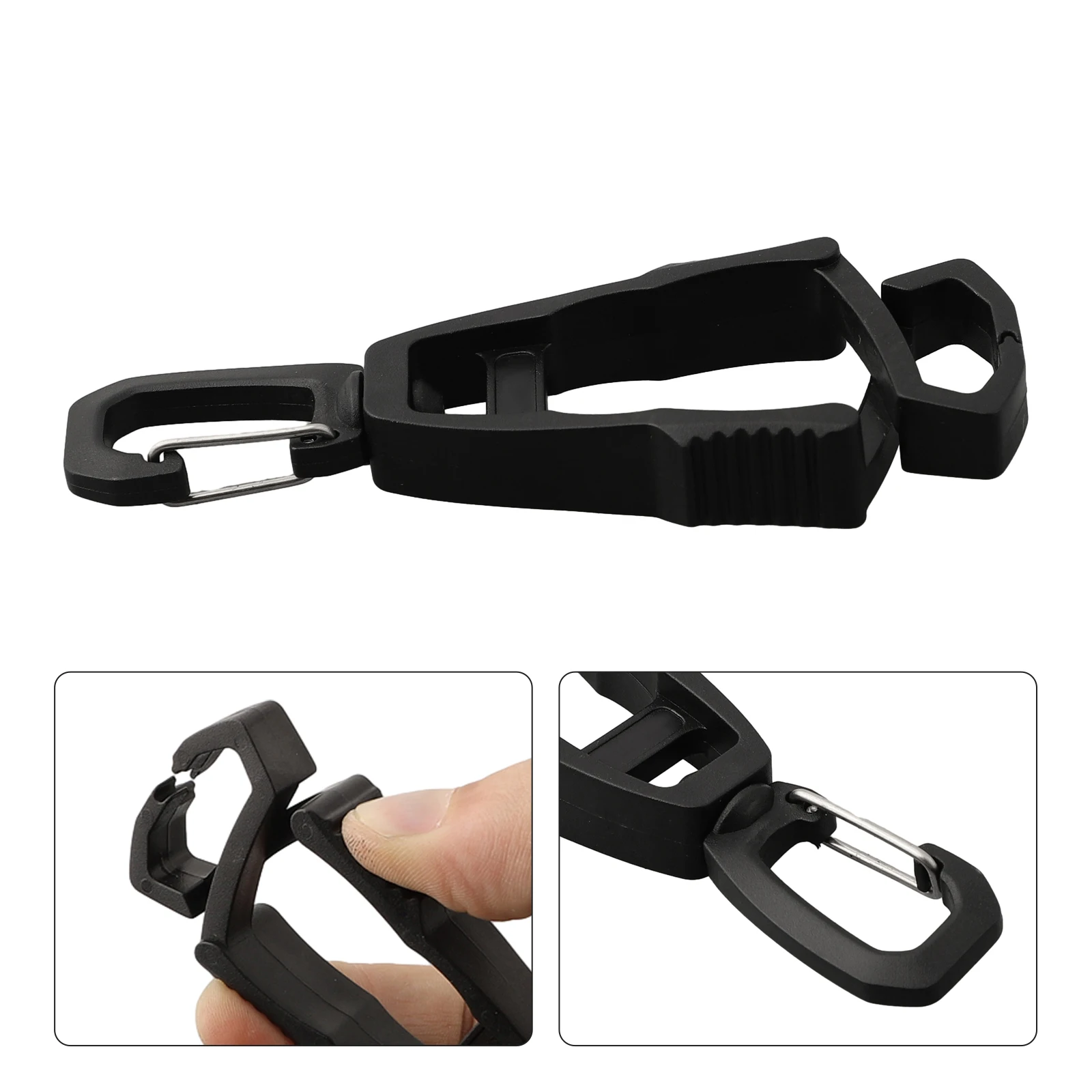 

New Hold Coils Of Rope Hat Light Gloves Hook Securely Store Bottle Hanging Buckle Gloves Hook Outdoor Climbing