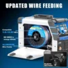 200A MIG Welder Dual Voltage multiprocess welder Gas Gasless 4 in 1 Flux MIG/Solid Wire/Lift TIG/Stick ARC Welder 5