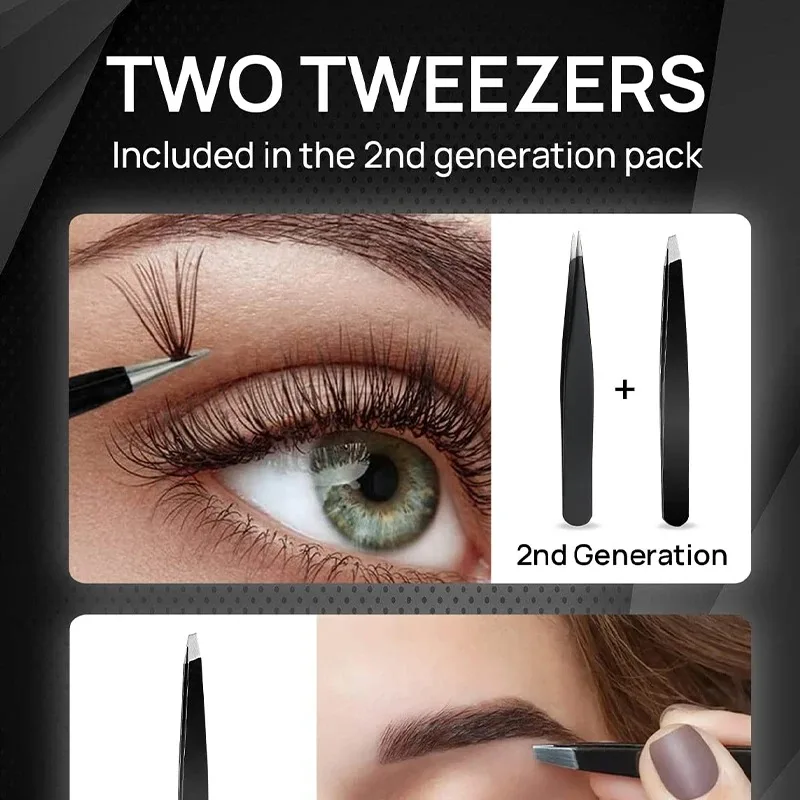 Eyebrow Tweezers Magnifying Mirror 1/3pcs Magnifying Mirror and Eyebrow Tweezer Set 30X Magnified Makeup Mirrors 2 Suction Cups Tweezers and Eyebrow