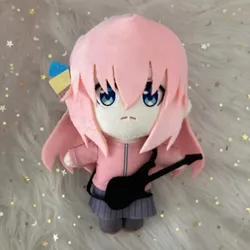 20cm Bocchi the Rock Anime Plush Doll - Cute & Soft Toy (Gotoh Hitori)