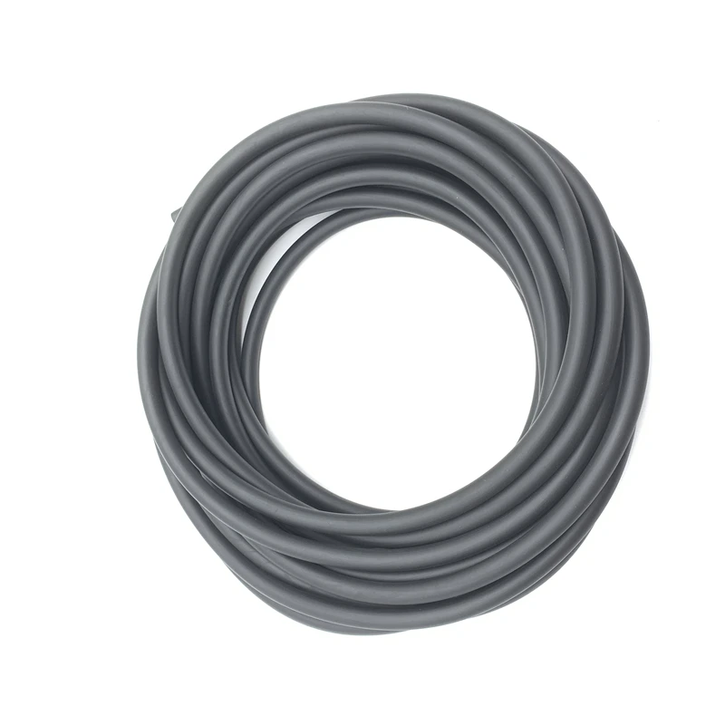 1Meter -60 ~200 DegrHeat Resistant I.D 2~19mm Black Flexible Silica Gel Pipe Aquarium Air Pump Soft Rubber Silicone Hose