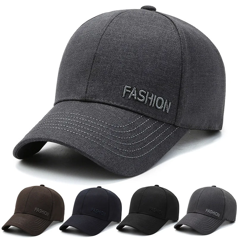 

Men's New Fashion Breathable Baseball Cap Middle-aged and Older Truck Driver Trend Hiking Golf Sports Travel Riding Fitted Hat