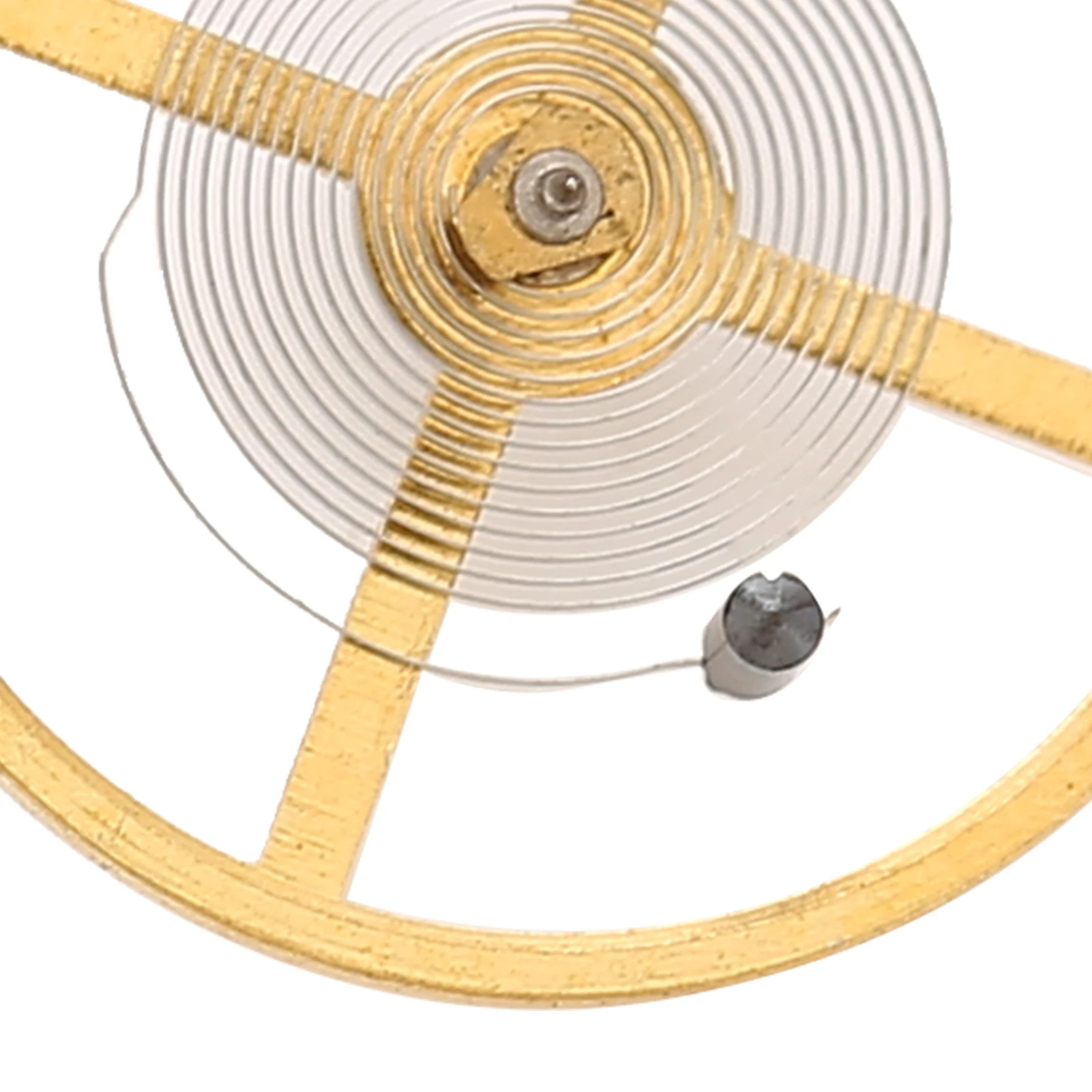 Watch Balance Wheel Replacement Part Golden Fashionable Watch Movement Balance Wheel for Repair