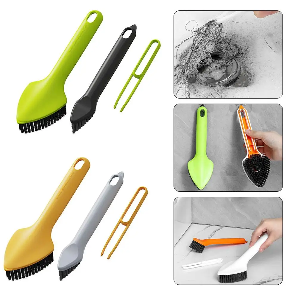 

Triangle Brush Comfortable Grip Groove Cleaning Brush Rush Cleaning Brush Use Net Is Home A Ease Supplies Multi-function Of V4E7