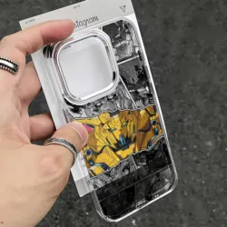 Cool Anime Gundams Clear Phone Case - Samsung S26 Plus 5G (LYK - 425HKX345A7)
