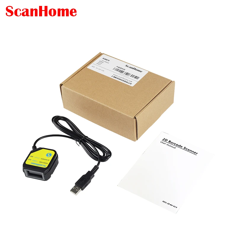 Ingebed Barcode Scanner Barcode Reader Code Reader Vast Gemonteerde Code Motor Module Usb 1D/2D Qr PDF417Code ScanSH-400