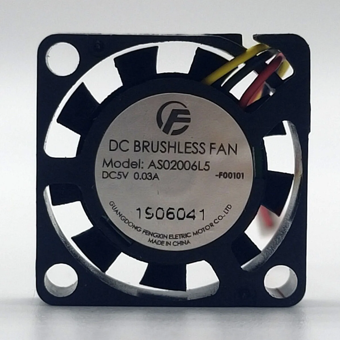 

AS02006L5 F00101 DC 5V 0.03A 20x20x6 мм 3-проводной Вентилятор охлаждения сервера