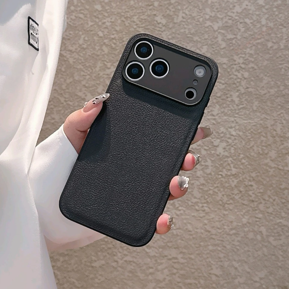 Luxury Leather Shockproof Phone Case - Elegant Protector Cover