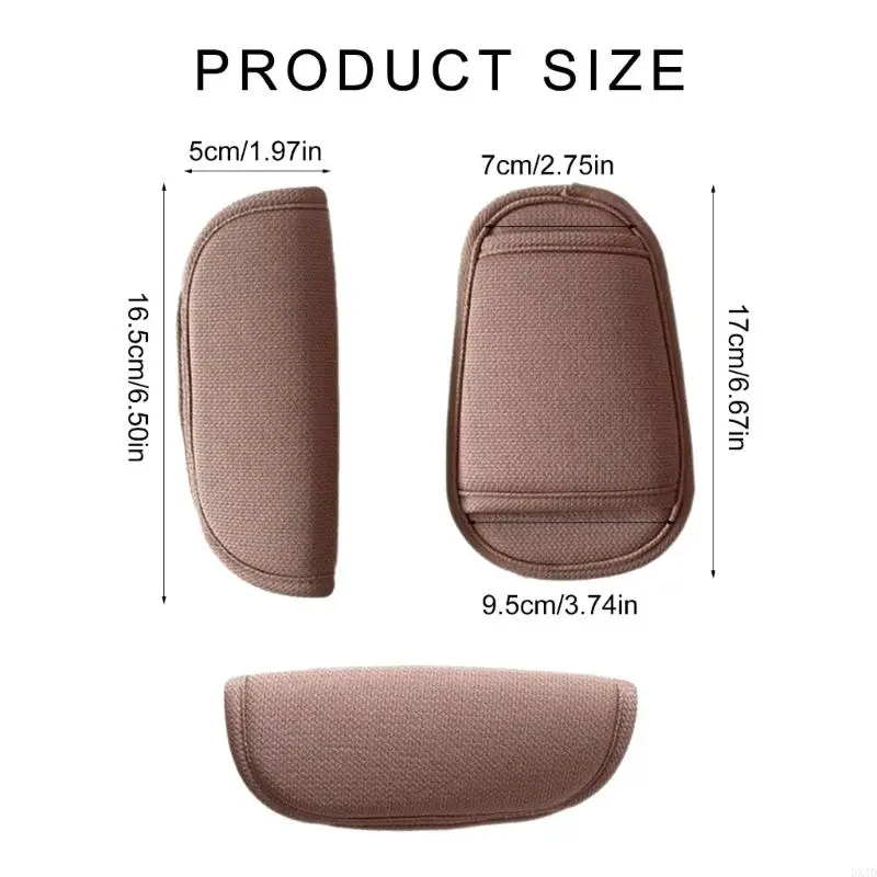 DXAD Comfortable Safety Seats Belt Strap Cushion Breathable Pram Seats Belt Pad Baby Pram Shoulder Strap Cover