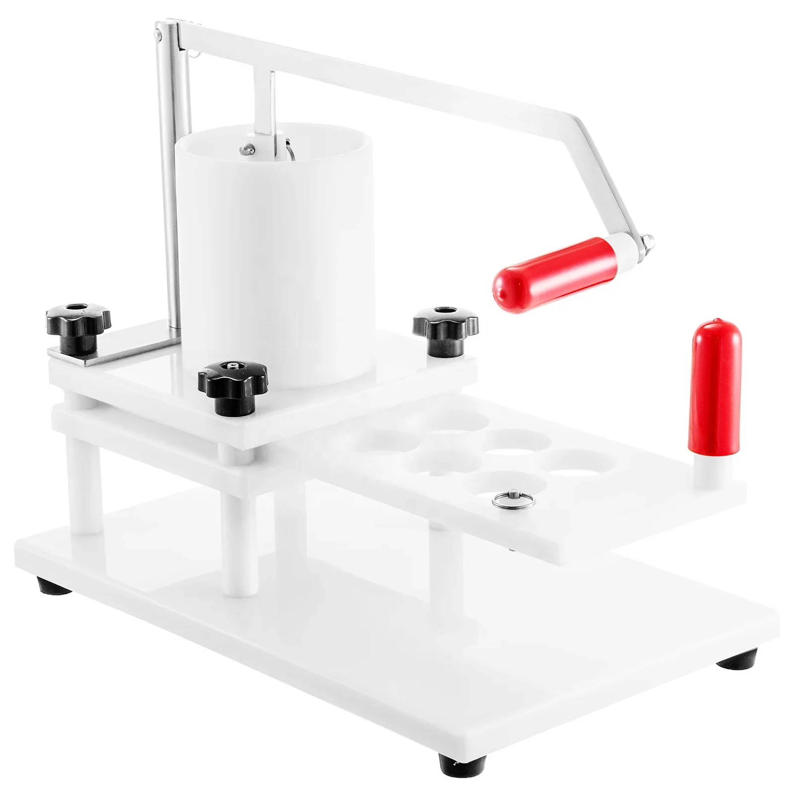 High Performance PE manual plastic burger press mould hamburger maker machine 100mm