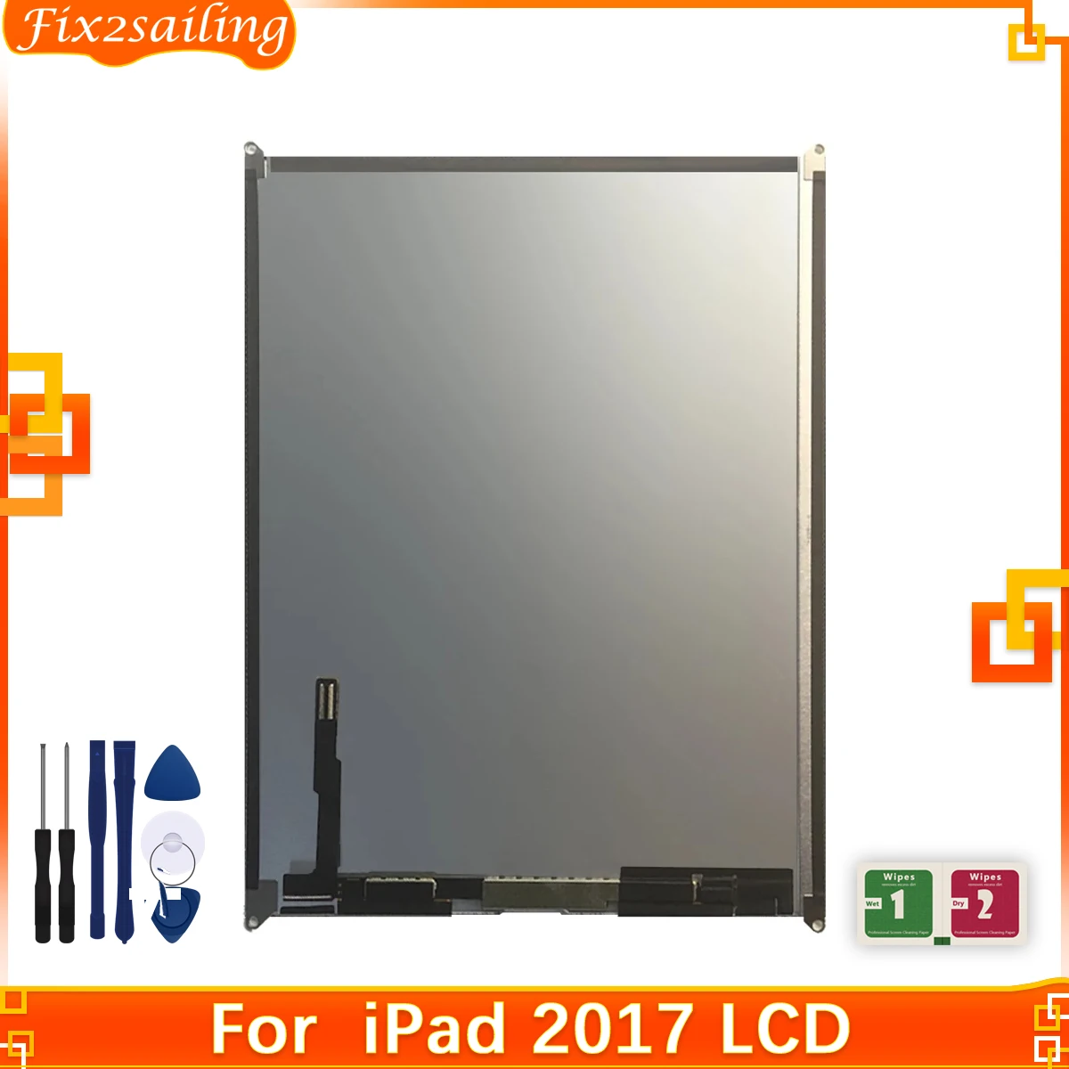 Для Apple iPad 9 7 2017 ЖК-дисплей дигитайзер датчики в сборе сменная панель для ЖК +