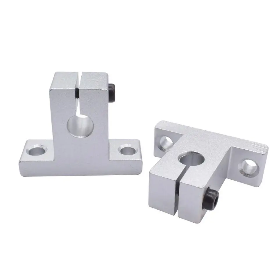 2/4pcs Sk8 Sk10 Sk12 Sk16 Sk20 Sk25 Sk30 8mm Linear Bearing Rail Shaft Support Xyz Table Cnc Router Sh8a 3d Printer Part image 3