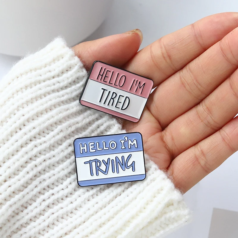 I'm Not Qualified To Diagnose You, But I Have Some Tories Enamel Pin Flowers Lapel Pin Fashion Jewelry Gifts