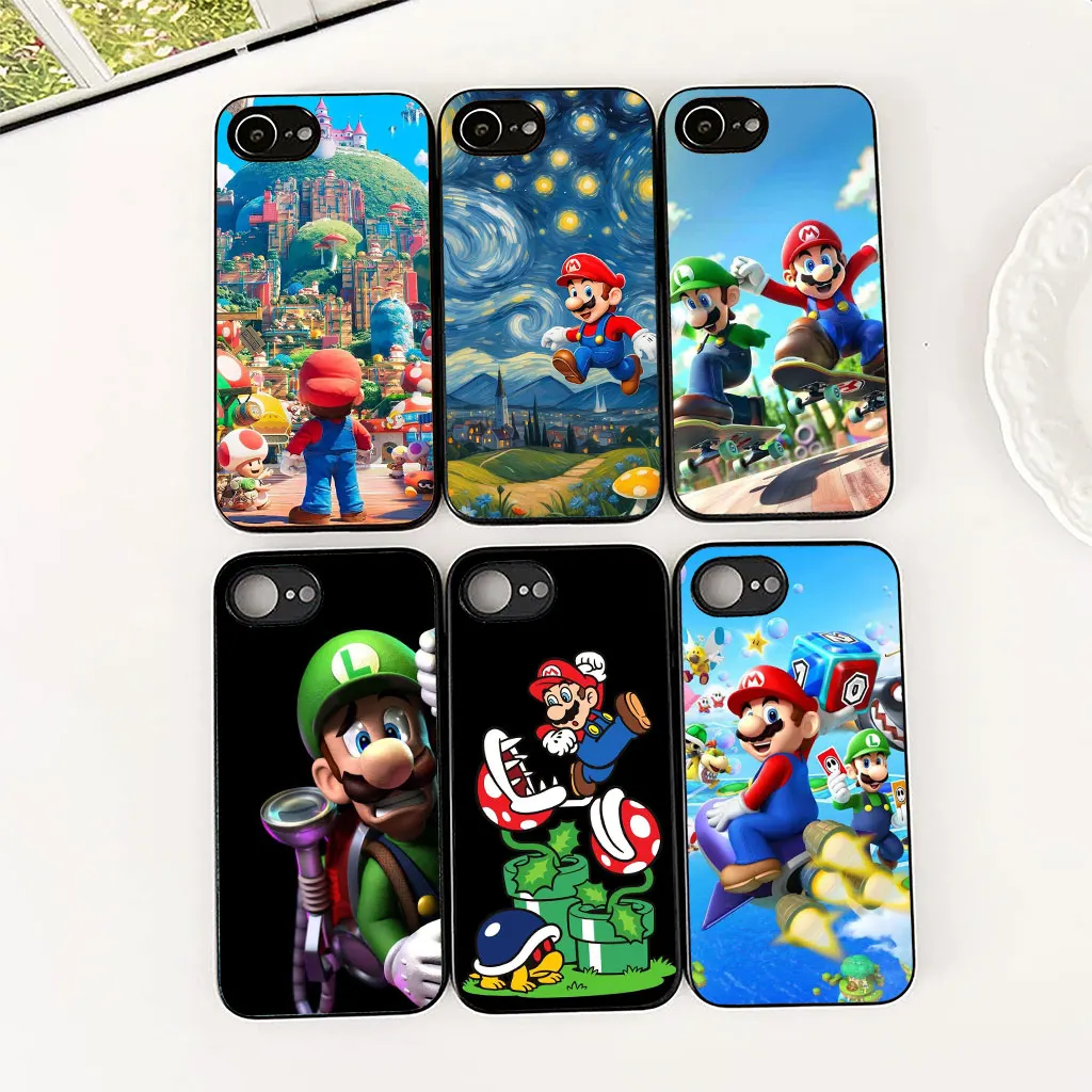 Premium Soft Phone Case with Game-Inspired Design - M-Marios-Wallpaper Edition