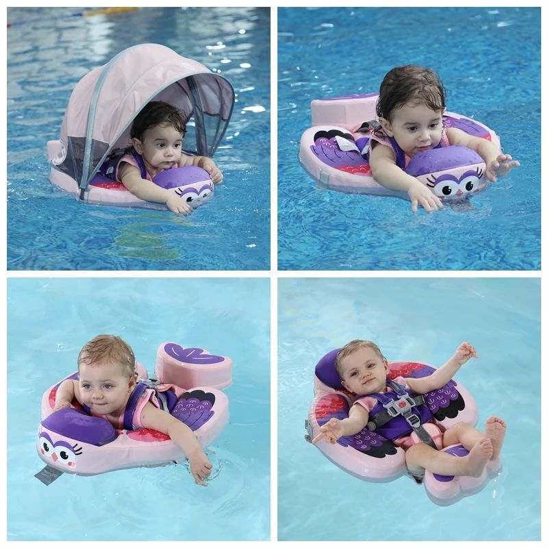Mambobaby New Baby Float Swimming Rings Swim Floats Infant Floater Pool Accessories Toddler Toys Swim Trainer Non-Inflatable